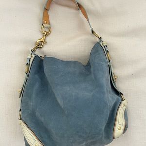 COACH Purse Suede - Leather hobo style bag
